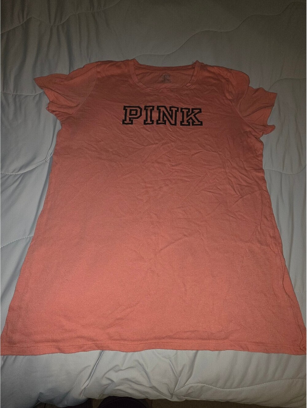 Coral PINK T Shirt Size Medium
